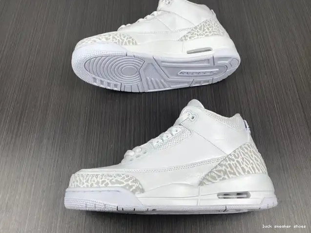 Cheap LUCY Jordan Retro 3 'Triple Air White' PS 429487-111 0325